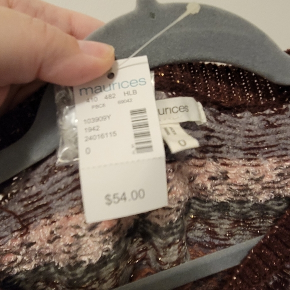 Maurices Fair Isle Sweater Dress- Plus Size 0 - Picture 2 of 3